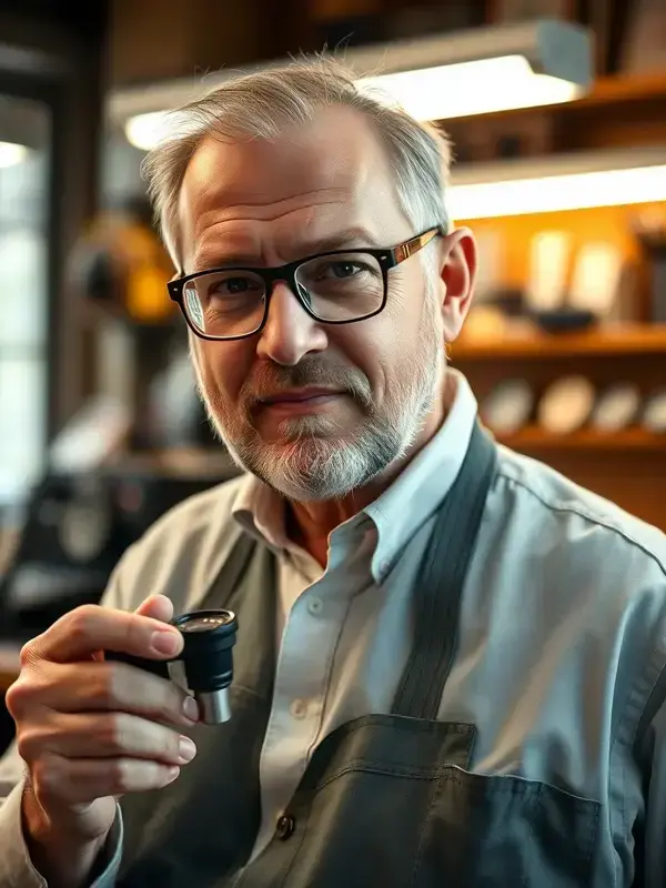 Master watchmaker portrait